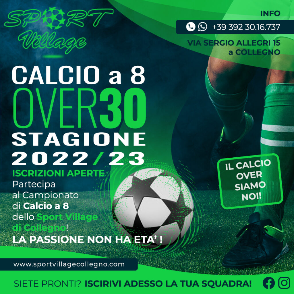 Sport-Village-Collegno__Flyer__CALCIO-2022-23__over-30__